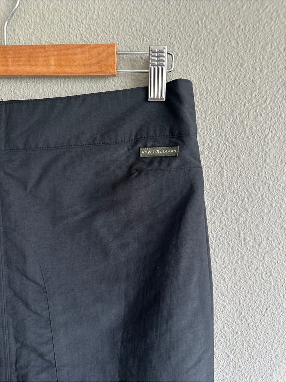 Royal Robbins Black Nylon Outdoor Midi Skirt 8 - Picture 8 of 12